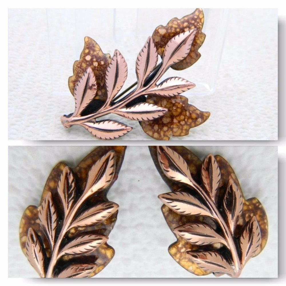 MATISSE Renoir Copper LAUREL Brown Enamel Set